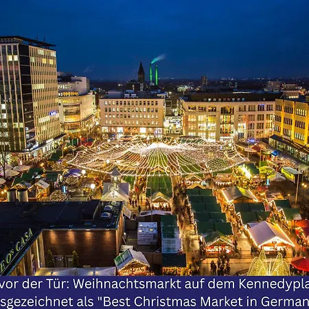 Lejlighed Modern, Komplett Saniert, In Zentraler Citylage Beim Kennedyplatz, Voll Ausgestatte Kueche, Offener Wohn- Und Essbereich, Helle Raeume